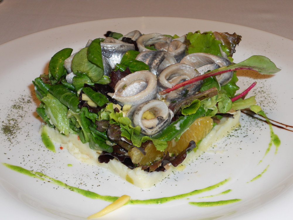 Restaurante en Valencia Ensalada de boquerones